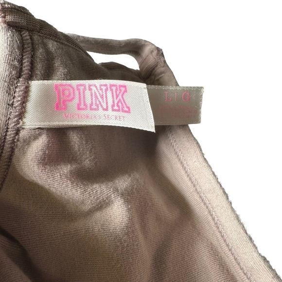 PINK Victoria’s Secret Cage Back Bralette Large Cream - Picture 6 of 9